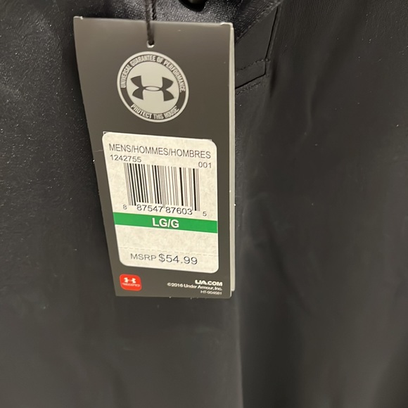 NWT Under Armour Mens black Polo. - Picture 4 of 4